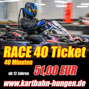 Race 40 Ticket ab 12 Jahren